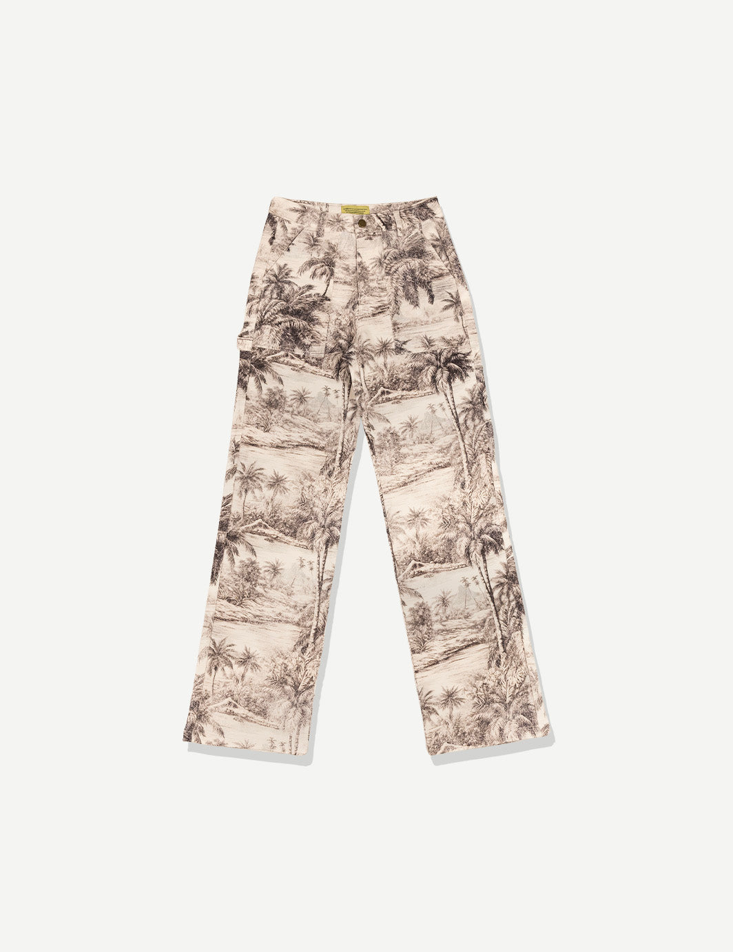 Duvin Womens non-workwear pants in tropical camo print