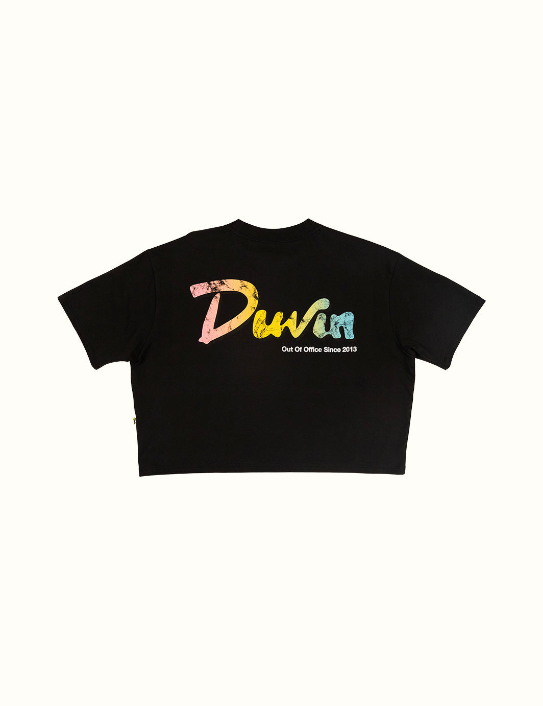 Gradient Crop Tee - Black