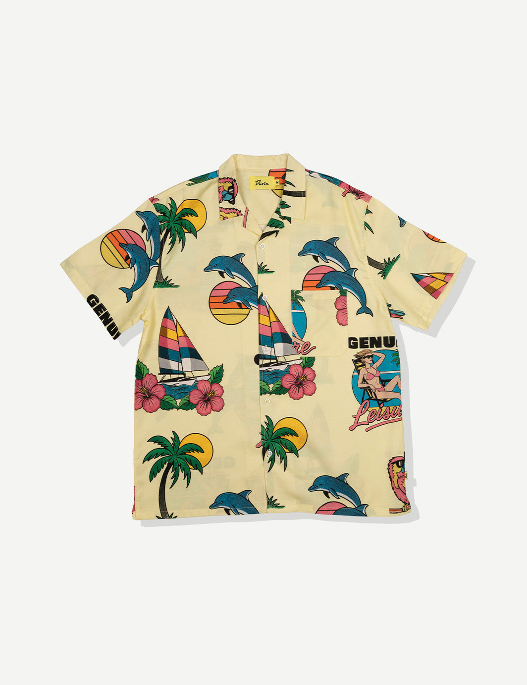 Sunny Buttonup - Lime