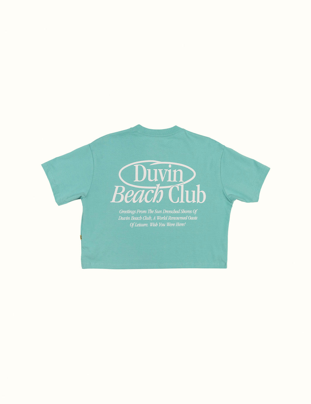 Beach Club Crop Tee Marine